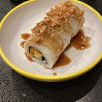 Pumpkin katsu roll at Sakushi in Sheffield