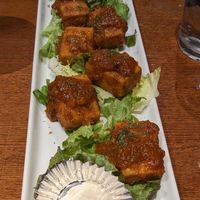 Buffalo fried tofu at Soul Food House in Tokyo