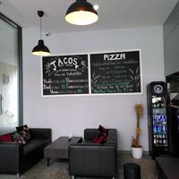 one side of the restaurant in lounge style at Casablanca City in Thun