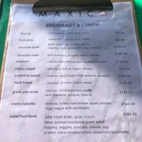 Maxico food menu 10/2020 at Maxico in Los Barriles