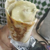 Falafel wrap at Falafel Damasco El Rey del Falabel in Granada