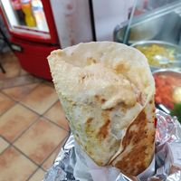 Falafel wrap at Falafel Damasco El Rey del Falabel in Granada