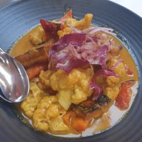 Vegan massaman curry at Malayan Orchid in Bendigo