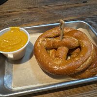 Vegan pretzels  at Lucky Luke Brewpub in Lancaster