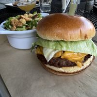 Impossible burger   at Lucky Luke Brewpub in Lancaster