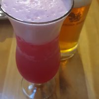 Singapore sling & Shedshaker golden ale at Bunja Thai in Bendigo