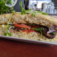 Maybe this was the breakfast sandwich?  (vegan) at Bunny's Nook Kitchen in Victoria