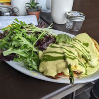 Vegan omelette (a special on 2022-03-26) at Bunny's Nook Kitchen in Victoria