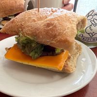 Breakfast sandwich at Bunny's Nook Kitchen in Victoria