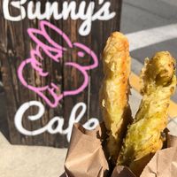 Pesto Sticks at Bunny's Nook Kitchen in Victoria