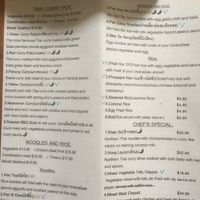 Can be made vegan on request at Kang Thai in Bendigo