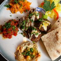 Vegan Falafel Plate at Millis Dining Bar ミリスダイニングバー in Sendai