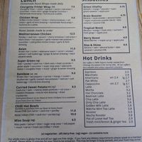 Menu 2/2 at ROOST Kitchen & Pantry in Godalming