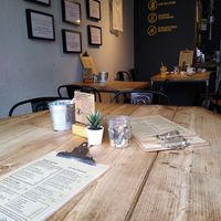 Window table at ROOST Kitchen & Pantry in Godalming