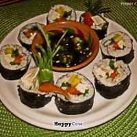 My sushi plate! at Osa Mariposa in Puerto Escondido