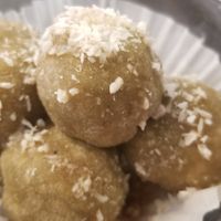 Macha balls at Fit Food Factory in Amman