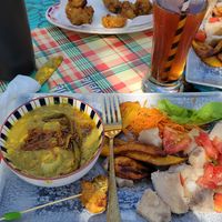 Plat végé at Kadjembel Village in Les Trois-ilets