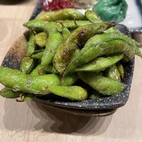 Edamame at Vegan AF Ramen in Krakow