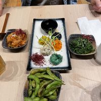 Starters mix at Vegan AF Ramen in Krakow