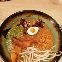 Bbq ramen with gf noodles at Vegan AF Ramen in Krakow