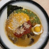 Potato cheese ramen   at Vegan AF Ramen in Krakow