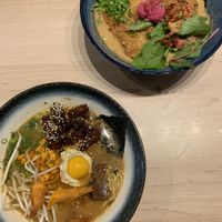 vegan ramens  at Vegan AF Ramen in Krakow