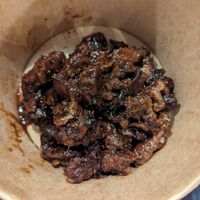 BBQ strips at Vegan AF Ramen in Krakow