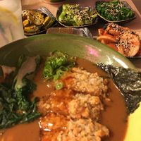 Ramen and mini ramen.   at Vegan AF Ramen in Krakow