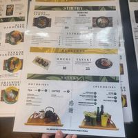 Menu part 2 at Vegan AF Ramen in Krakow