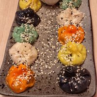 Dim sum. 5 sabores diferentes. at Vegan AF Ramen in Krakow
