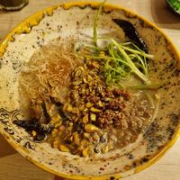 The golden ramen one at Vegan AF Ramen in Krakow