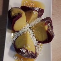 Mochi icecream at Vegan AF Ramen in Krakow