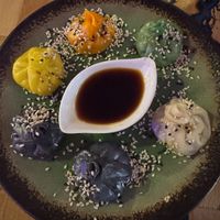 Dim sum   at Vegan AF Ramen in Krakow