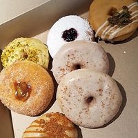 So many times I forgot to take a photo before starting to eat them, haha at Cloudy Donut Co. in Baltimore