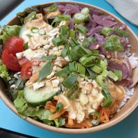 Tofu bowl  at Simbiosa in Luxembourg City