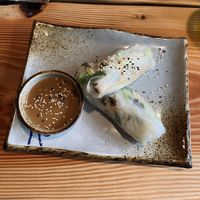 vegan spring rolls  at HAI in Berlin