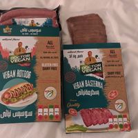 Vegan hot dogs and pastrami at Doctor Vegan in Cairo