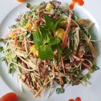 Sprout salad with sesame sauce at Goodlife - temporarily closed in Vung Tau