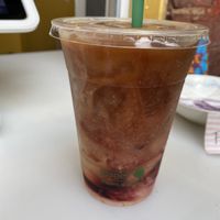 cherry tea at Abeille Voyante Tea Co in Millvale