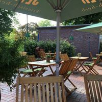 beer garden at Haus der Getreuen in Jever