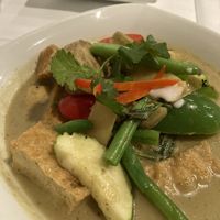 Green curry with tofu.  at Thai Barn in Bradford-on-avon