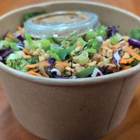 Peanut crunch bowl at Ohana Food Co in Flagler Beach