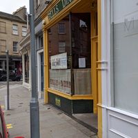 Outside at Bells Diner in Edinburgh