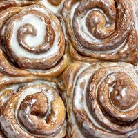 Colossal Cinnamon Rolls! at Earth's Harvest - Food Truck in Springfield