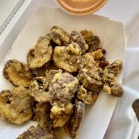 Fizzled Mushrooms.  Like!!!! at Earth's Harvest - Food Truck in Springfield