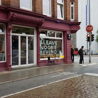 Window art at MUM & DAD in Kiel