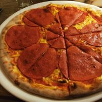 Vegan salami at Vapiano in Dusseldorf