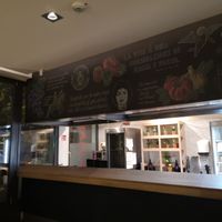 Inside at Vapiano in Dusseldorf