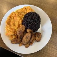 Sweet potato curry, black rice and plantain meal deal   at Eat of Eden in South West London