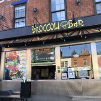 cute walk up counter  at Broccoli Bar in Burlington